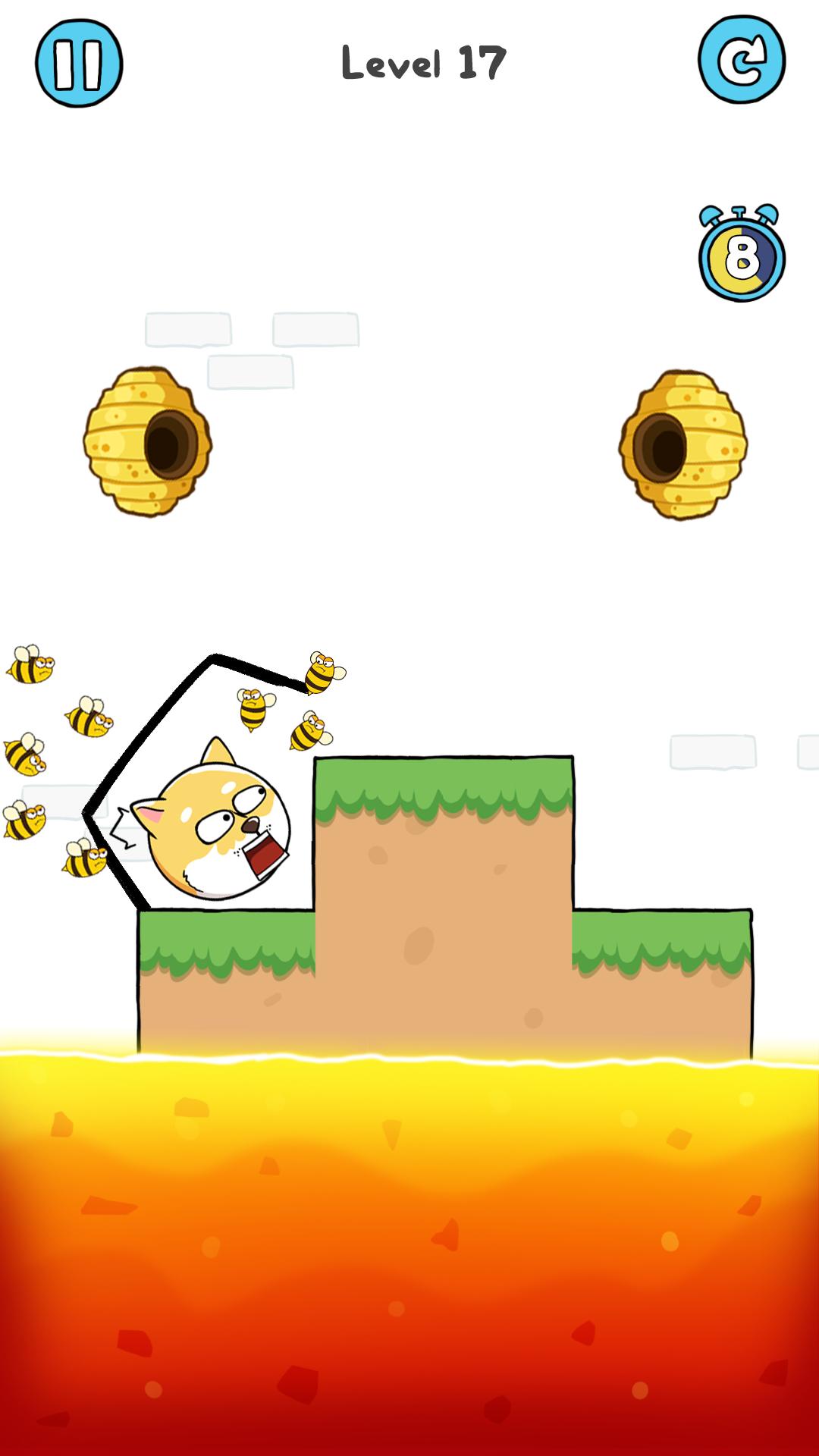 狗狗救援绘制拯救游戏官方版(Doge Rescue Draw To Sa Ve) V1.0截图1