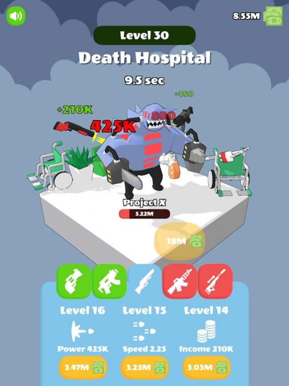 转圈射击的游戏手机版(Idle Shoot) V0.2截图1