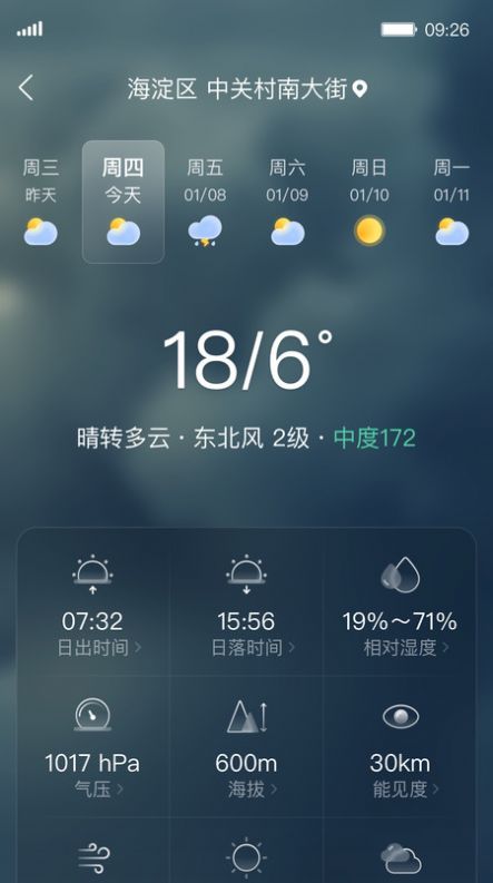 呱呱天气预报APP最新版 V1.0.0截图1