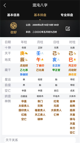 混沌排盘 V1.1.9截图2