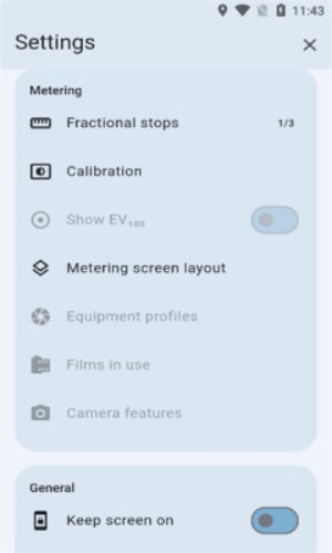 lightmeter测光表 V0.17.2截图2