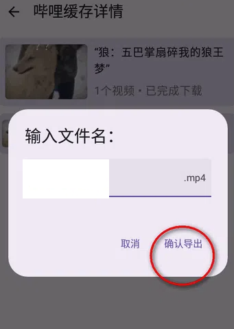 哔哩缓存导出app
