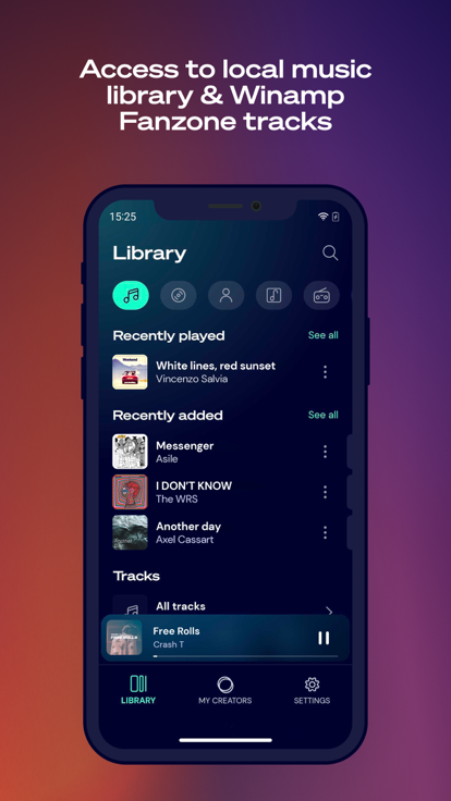 winamp安卓版 V1.4.15截图2