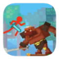火柴人工艺战斗冒险游戏安卓版下载（Stickman  Vs Craftland） V2.2.2